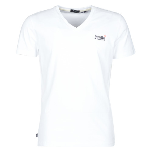 Abbigliamento Uomo T-shirt maniche corte Superdry OL CLASSIC VEE TEE NS Bianco