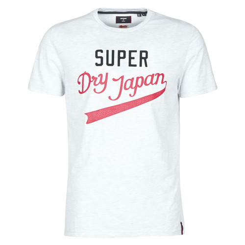 Abbigliamento Uomo T-shirt maniche corte Superdry COLLEGIATE GRAPHIC TEE 185 Grigio
