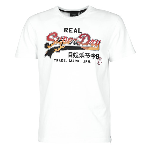 Abbigliamento Uomo T-shirt maniche corte Superdry VL ITAGO TEE 220 Bianco