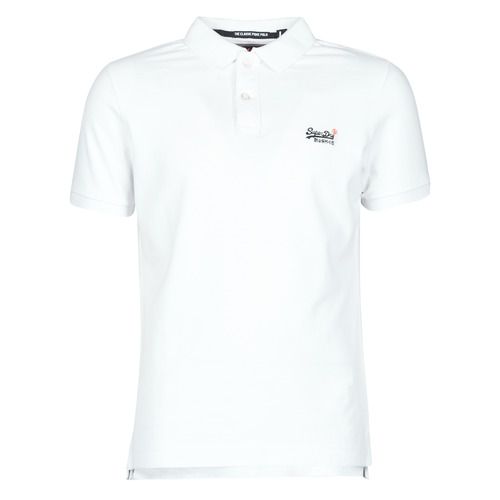 Abbigliamento Uomo T-shirt maniche corte Superdry CLASSIC PIQUE S/S POLO Bianco
