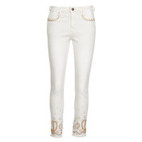 Abbigliamento Donna Jeans slim Desigual PAISLEY Bianco