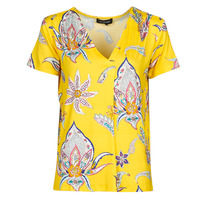 Abbigliamento Donna T-shirt maniche corte Desigual LEMARK Giallo