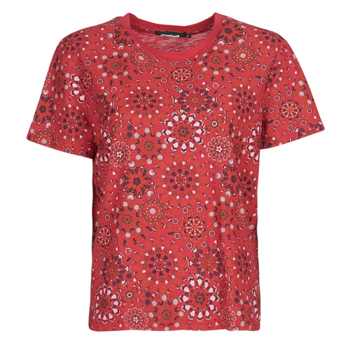Abbigliamento Donna T-shirt maniche corte Desigual LYON Rosso