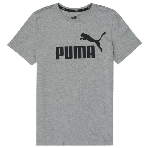 Abbigliamento Bambino T-shirt maniche corte Puma ESSENTIAL LOGO TEE Grigio