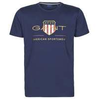 Abbigliamento Uomo T-shirt maniche corte Gant ARCHIVE SHIELD Marine