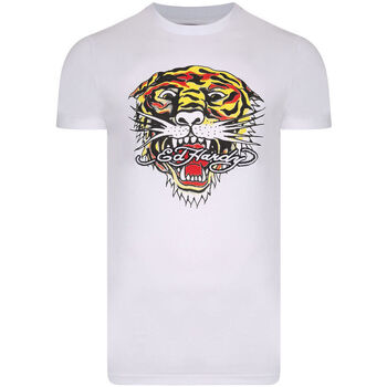 Abbigliamento Uomo T-shirt maniche corte Ed Hardy Mt-tiger t-shirt Bianco