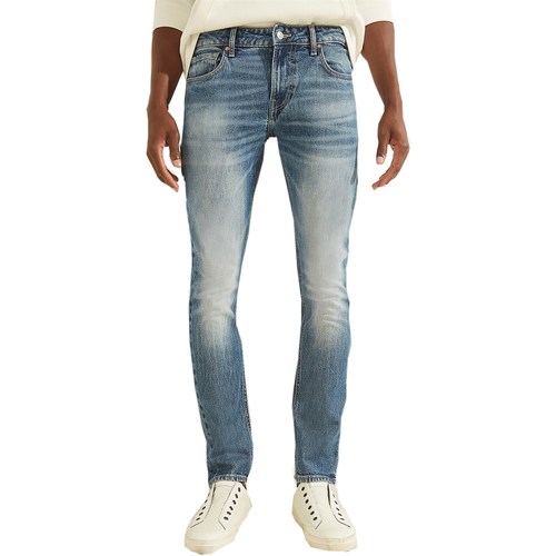 Abbigliamento Uomo Jeans skynny Guess M0YAN1-D4322 Nero