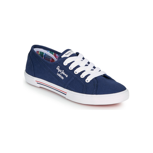 Scarpe Donna Sneakers basse Pepe jeans ABERLADY ECOBASS Marine