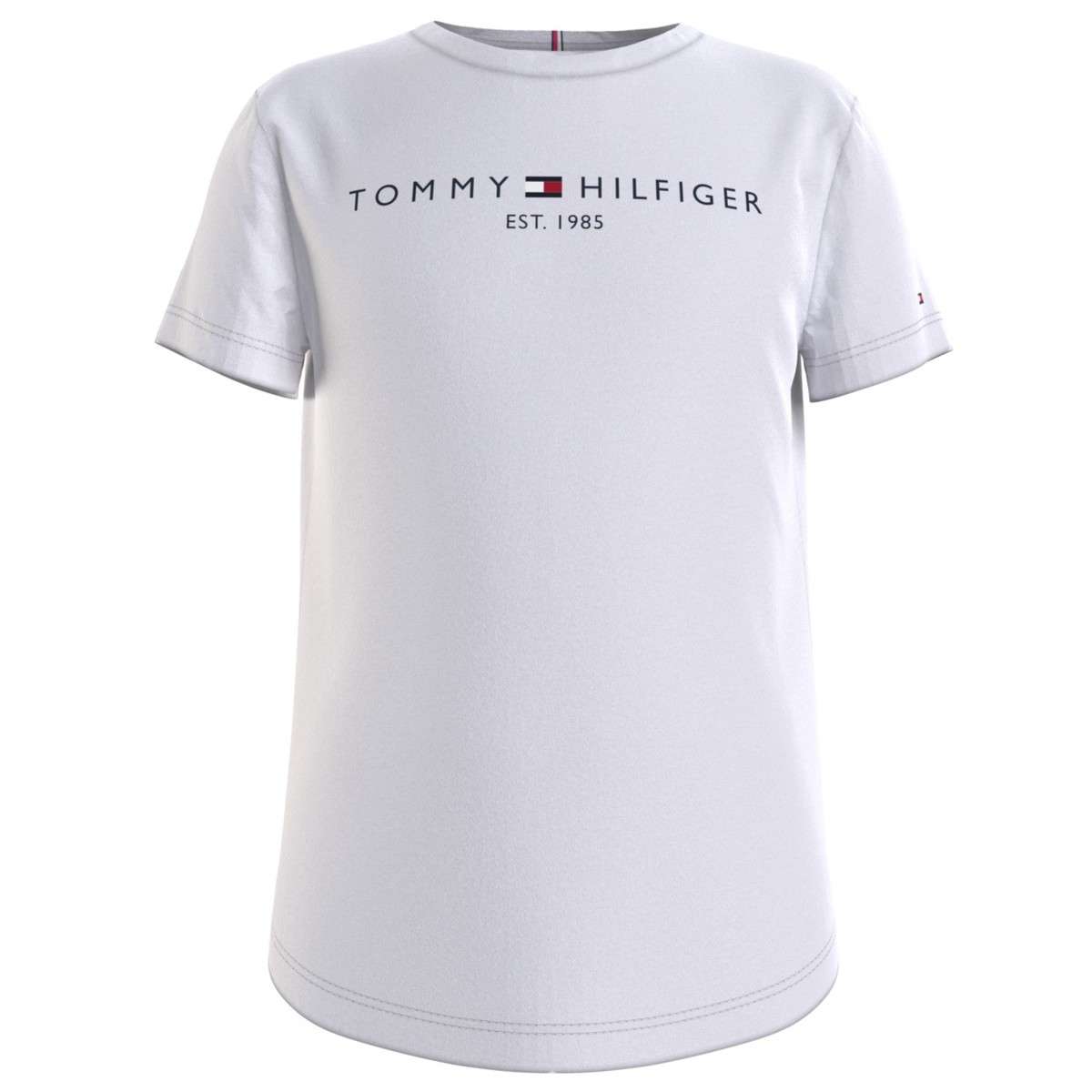 Abbigliamento Bambina T-shirt maniche corte Tommy Hilfiger KG0KG05242-YBR Bianco