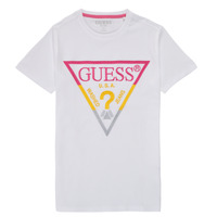 Abbigliamento Bambino T-shirt maniche corte Guess H1RJ05-K8HM0-P66P Bianco