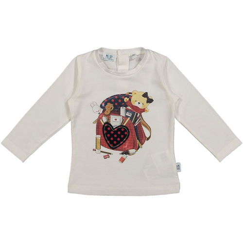 Abbigliamento Unisex bambino T-shirt & Polo Melby 20C0361 Bianco