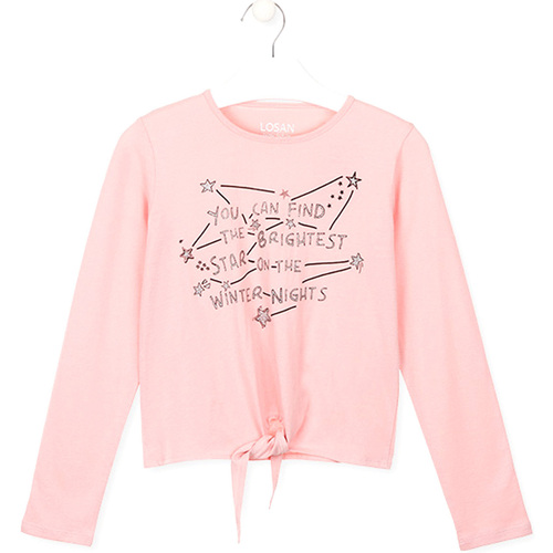 Abbigliamento Unisex bambino T-shirt & Polo Losan 024-1202AL Rosa