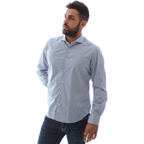 Abbigliamento Uomo Camicie maniche lunghe Gmf 965 961154/2 Blu