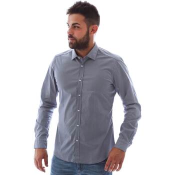Abbigliamento Uomo Camicie maniche lunghe Gmf 961146/2 Blu