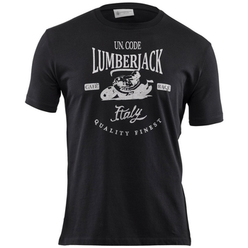 Abbigliamento Uomo T-shirt & Polo Lumberjack CM60343 001 510 Nero