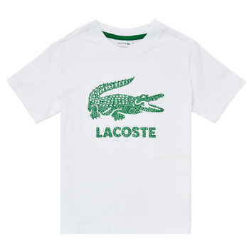 Abbigliamento Bambino T-shirt maniche corte Lacoste TJ1965-001 Bianco