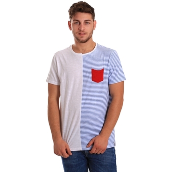 Abbigliamento Uomo T-shirt maniche corte Gaudi 811FU64046 Bianco