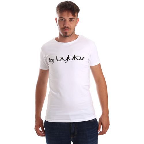 Abbigliamento Uomo T-shirt & Polo Byblos Blu 2MT0023 TE0048 Bianco