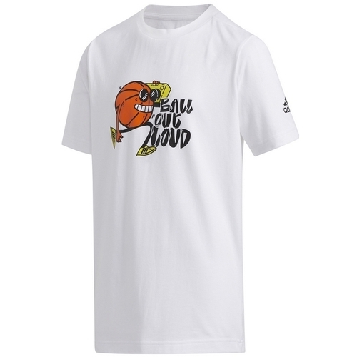Abbigliamento Unisex bambino T-shirt & Polo adidas Originals FQ2333 Bianco
