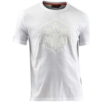Abbigliamento Uomo T-shirt maniche corte Lumberjack CM60343 005 514 Bianco