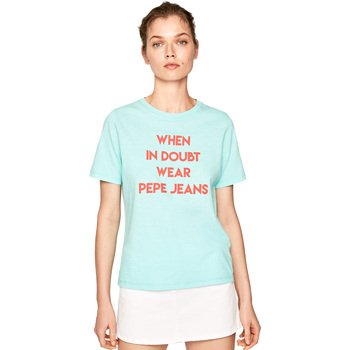 Abbigliamento Donna T-shirt & Polo Pepe jeans PL504463 Blu