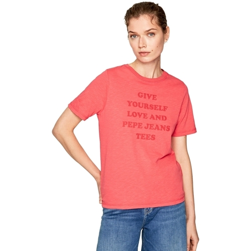Abbigliamento Donna T-shirt & Polo Pepe jeans PL504463 Rosso