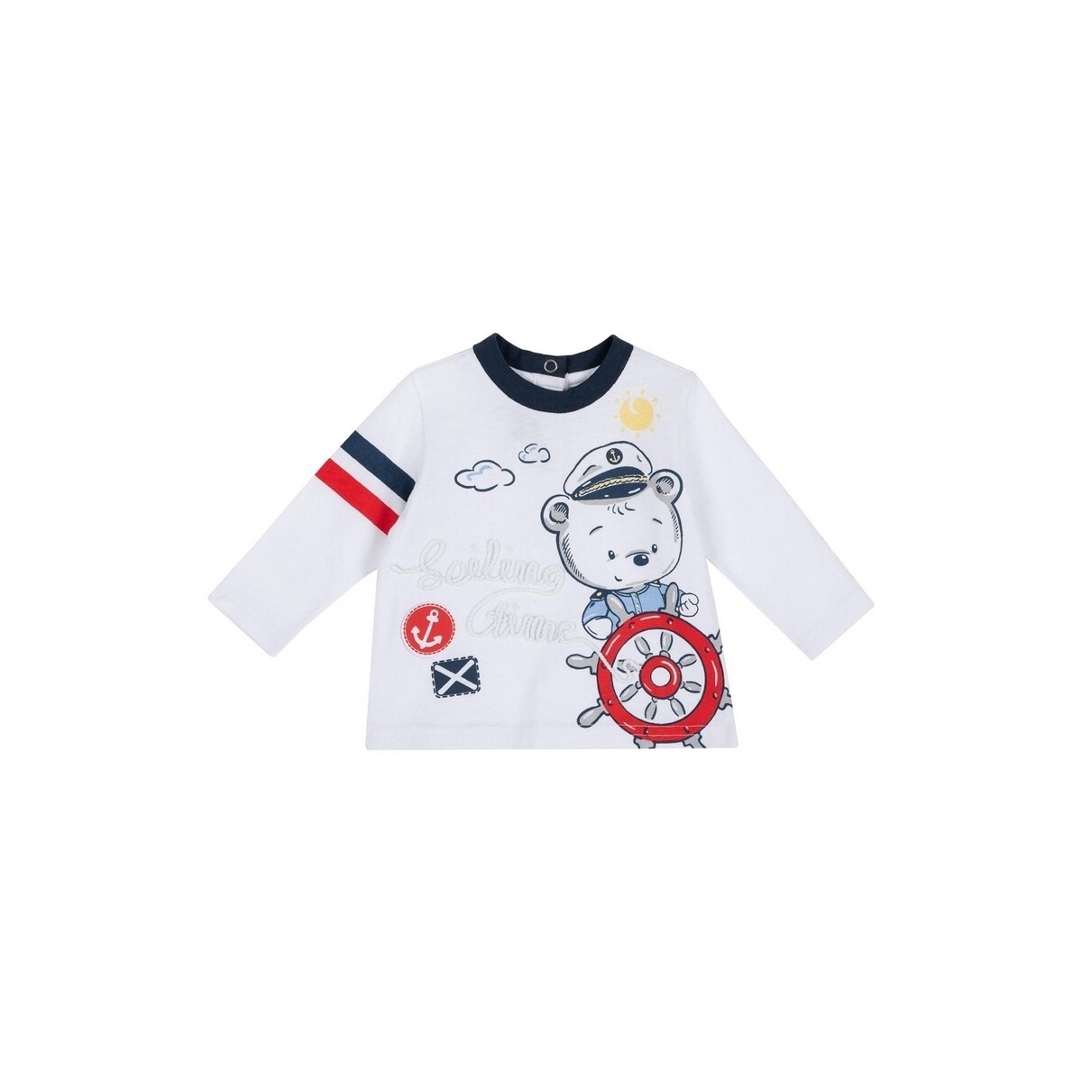 Abbigliamento Unisex bambino T-shirts a maniche lunghe Chicco 09006877000000 Bianco