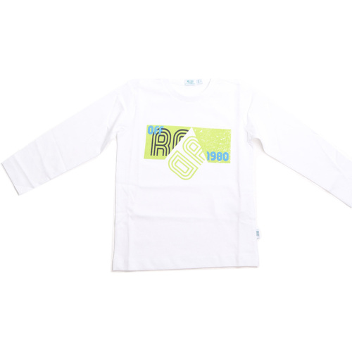Abbigliamento Unisex bambino T-shirts a maniche lunghe Melby 70C5524 Bianco