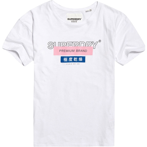 Abbigliamento Donna T-shirt maniche corte Superdry G10305YU Bianco