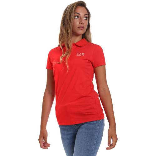 Abbigliamento Donna T-shirt & Polo Ea7 Emporio Armani 3HTF57 TJ29Z Rosso