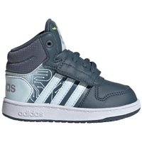 Scarpe Bambino Sneakers adidas Originals Hoops 2.0 Mid Infant Grigio