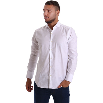 Abbigliamento Uomo Camicie maniche lunghe Gmf 971103/01 Bianco