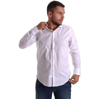 Abbigliamento Uomo Camicie maniche lunghe Gmf 971250/01 Bianco
