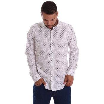 Abbigliamento Uomo Camicie maniche lunghe Gmf 971200/01 Bianco
