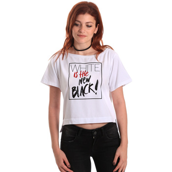 Abbigliamento Donna T-shirt maniche corte Fornarina SE175L28JG0709 Bianco