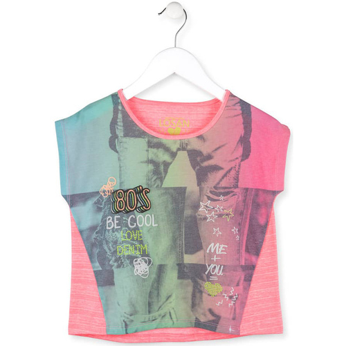 Abbigliamento Unisex bambino T-shirt maniche corte Losan 714 1017AB Rosa