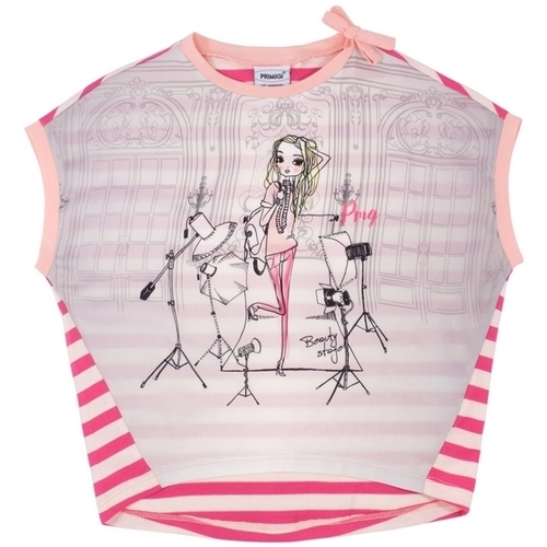 Abbigliamento Unisex bambino T-shirt & Polo Primigi 37222521 Rosa