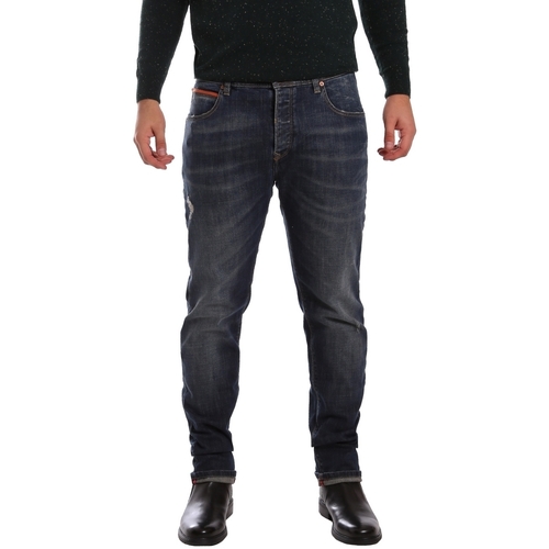 Abbigliamento Uomo Jeans tapered 3D P3D1 2667 Blu