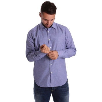 Abbigliamento Uomo Camicie maniche lunghe Gmf 972160/04 Blu