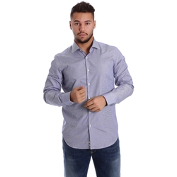 Abbigliamento Uomo Camicie maniche lunghe Gmf 972906/04 Blu