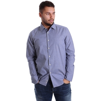 Abbigliamento Uomo Camicie maniche lunghe Gmf 972144/01 Blu
