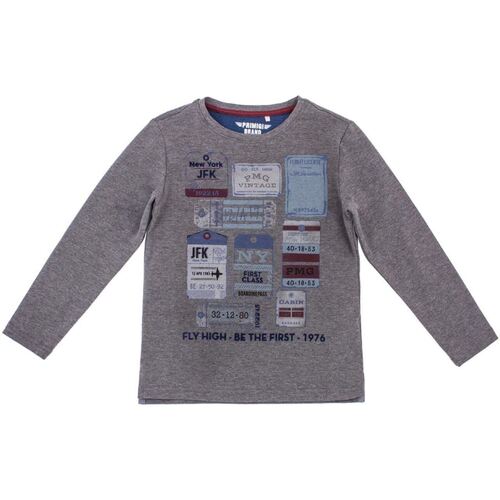Abbigliamento Unisex bambino T-shirt & Polo Primigi 38212101 Grigio