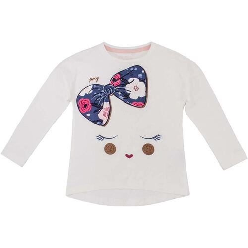 Abbigliamento Bambina T-shirts a maniche lunghe Primigi 38213703 Bianco