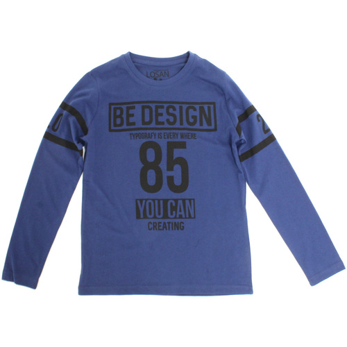 Abbigliamento Unisex bambino T-shirts a maniche lunghe Losan 723 1203AA Blu