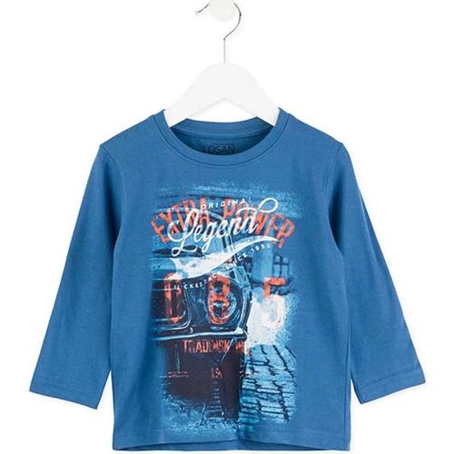 Abbigliamento Unisex bambino T-shirt & Polo Losan 725 1203AC Blu