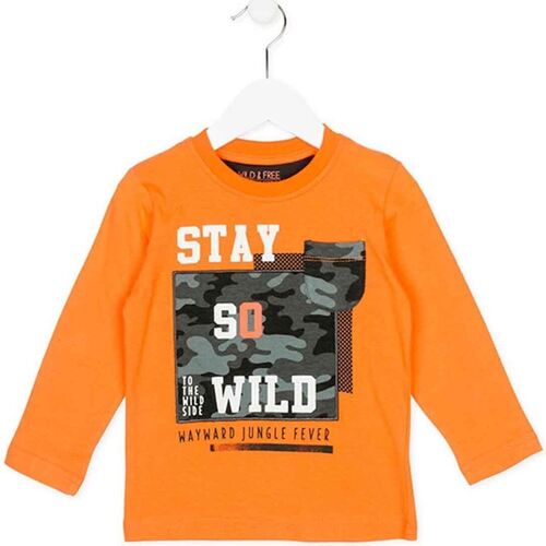 Abbigliamento Unisex bambino T-shirt & Polo Losan 725 1013AC Arancio