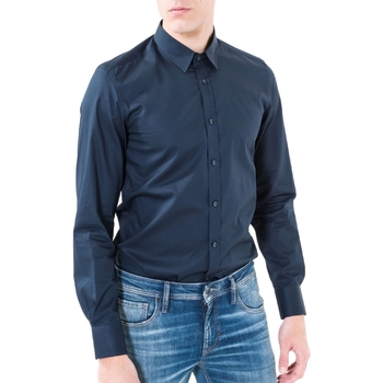 Abbigliamento Uomo Camicie maniche lunghe Antony Morato MMSL00362 FA400042 Blu