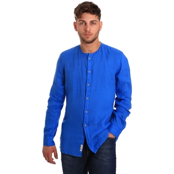 Abbigliamento Uomo Camicie maniche lunghe Gaudi 811BU45022 Blu