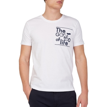 Abbigliamento Uomo T-shirt maniche corte Gas 542990 Bianco