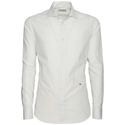 Abbigliamento Uomo Camicie maniche lunghe NeroGiardini P873051U Bianco